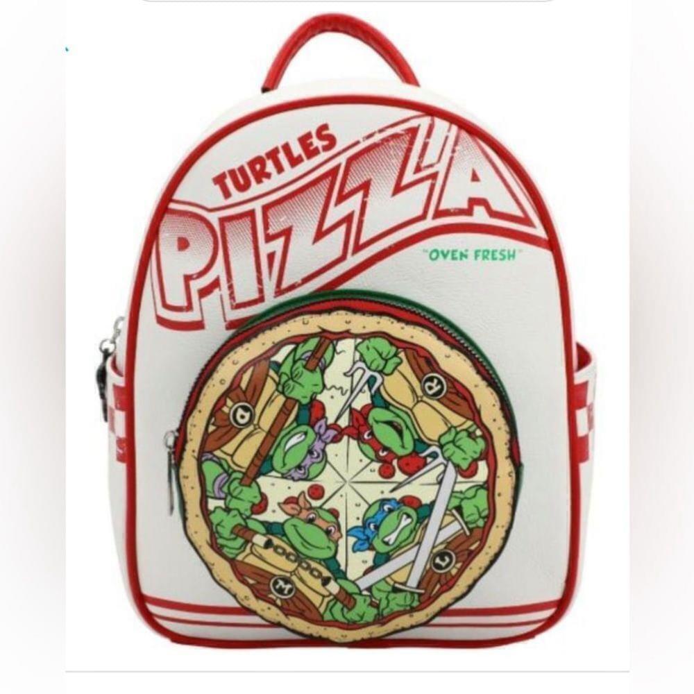 Teenage Mutant Ninja Turtles Pizza Box Mini Backpack bioworld nickelodeon NWT